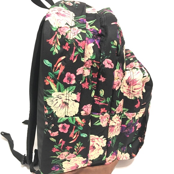 New Jansport Cool Student Backpack Bouquet floral - Picture 2 of 8
